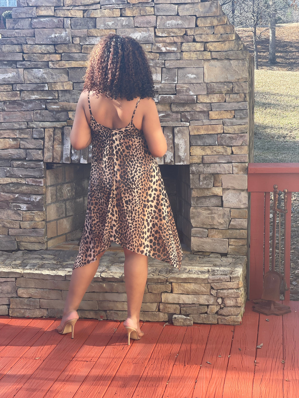 Flintstone Leopard Dress
