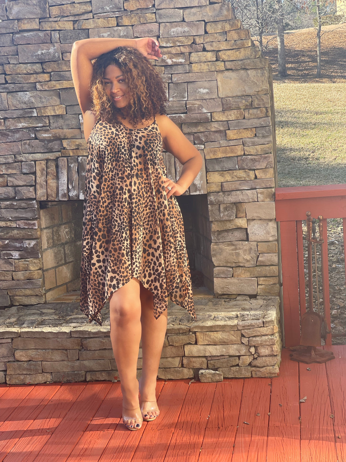 Flintstone Leopard Dress